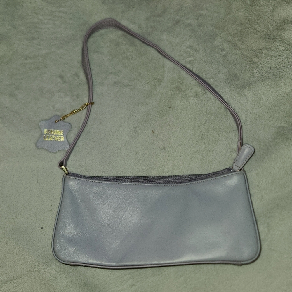 Giani Bernini Vintage leather clutch purse handbag light purple